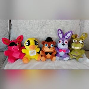 Colorful  Five Nights At Freddy's 2016 Plush 5 piece Toy Set for Kids